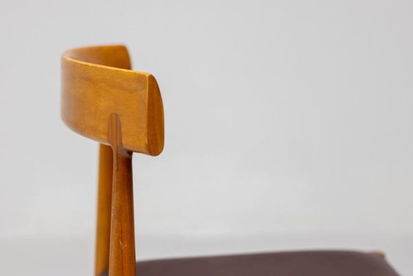 Set of Six Mid Century Modern Danish Dining Chairs - Image 5