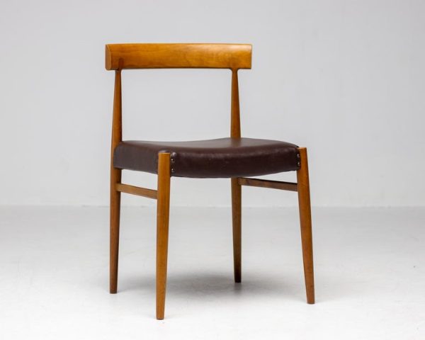 Set of Six Mid Century Modern Danish Dining Chairs - Image 2