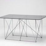 Max Sauze Foldable Smoke Glass Dining Table - Image 9