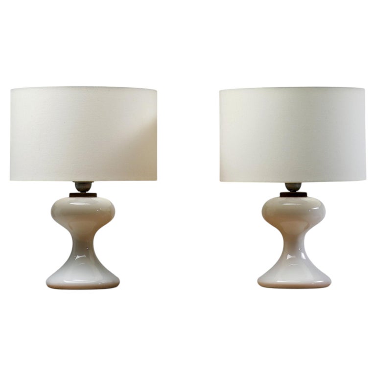 Ingo Maurer 'ML1 – Great White' Hand-Blown Glass Table Lamp for M-Design, 1968