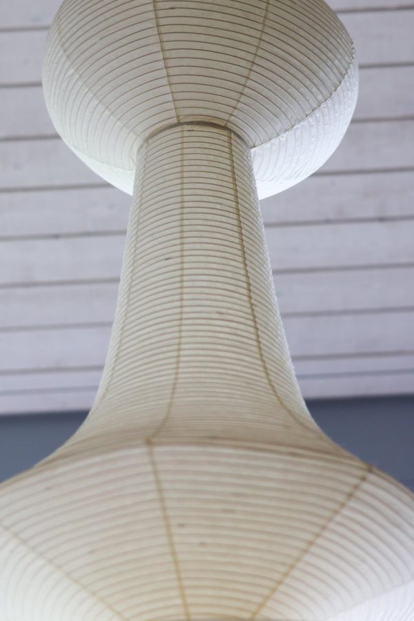 Tall Mid Century Modern Isamu Noguchi Akari E Light Sculpture - Image 8