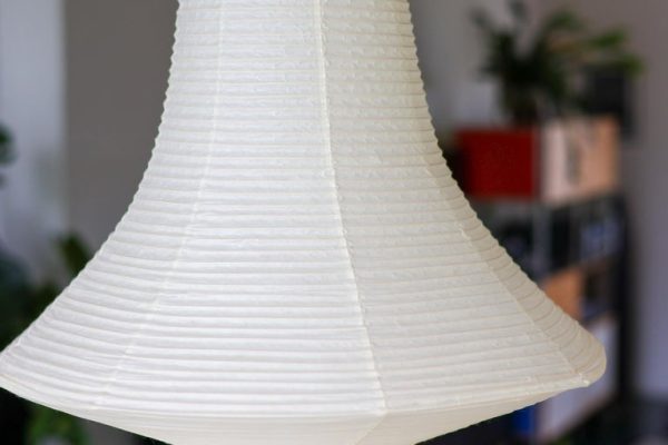 Tall Mid Century Modern Isamu Noguchi Akari E Light Sculpture - Image 9