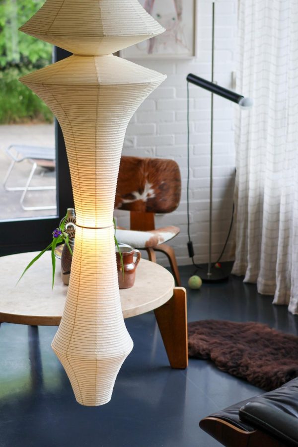 Tall Mid Century Modern Isamu Noguchi Akari E Light Sculpture - Image 3