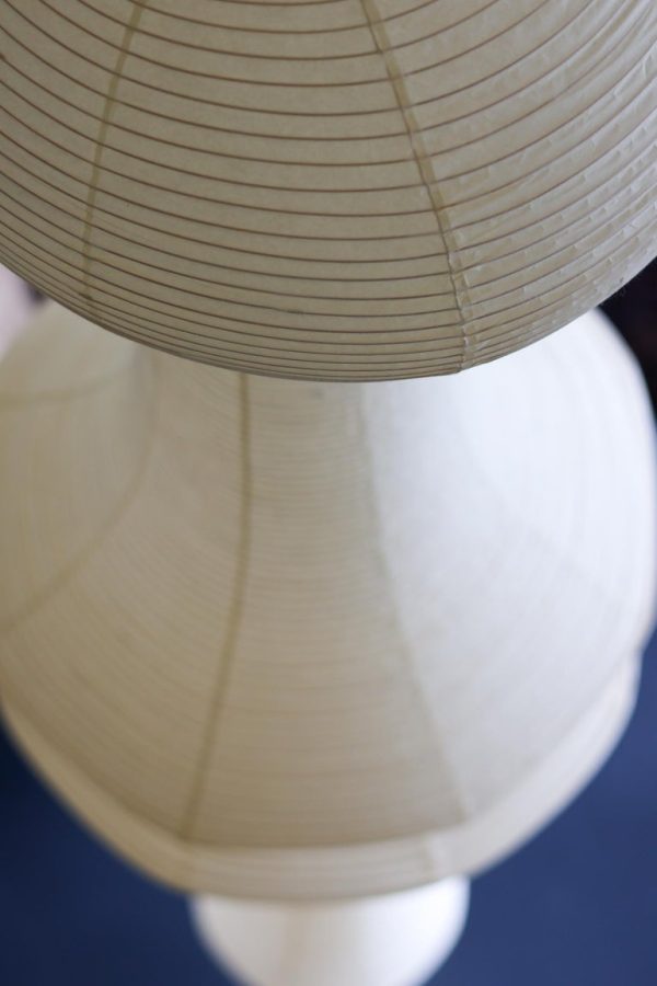 Tall Mid Century Modern Isamu Noguchi Akari E Light Sculpture - Image 15
