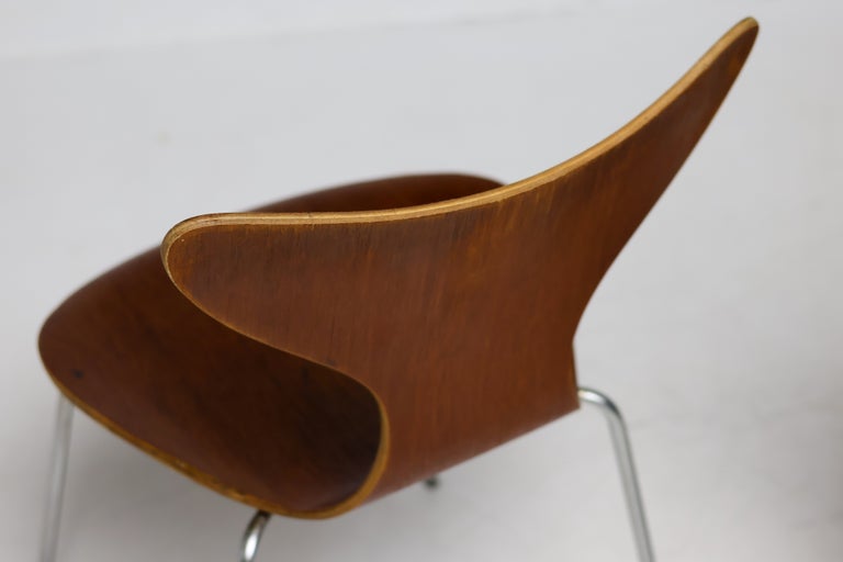 Set of Four "Lily" Chairs by Arne Jacobsen for Fritz Hansen, Teak, Denmark, 1971 - Image 5
