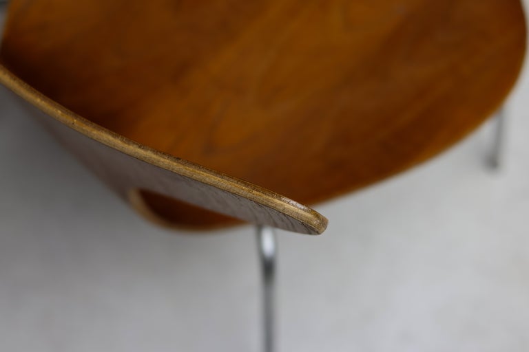 Set of Four "Lily" Chairs by Arne Jacobsen for Fritz Hansen, Teak, Denmark, 1971 - Image 6