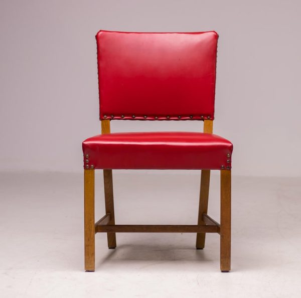 Kaare Klint ‘The Red Chair’ Model 3949 Chairs by Rud Rasmussen - Image 4