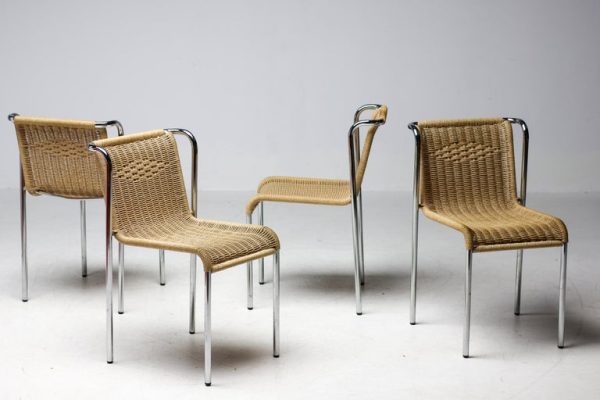 Set of Four Gabriele Mucchi S5 Dining Chairs - Image 14