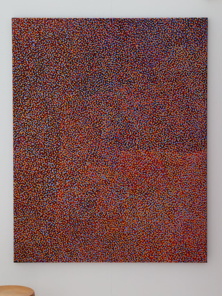 Australia Aboriginal Dreaming Painting by Gladys Kemarre, 1995 - Image 3