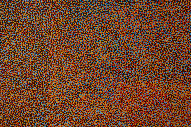 Australia Aboriginal Dreaming Painting by Gladys Kemarre, 1995 - Image 4