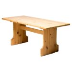 Oregon Pine Dining Table by Roland Wilhemsson