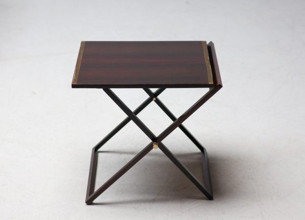 Set of Five Danish Modern Rosewood Tray Tables - Image 8