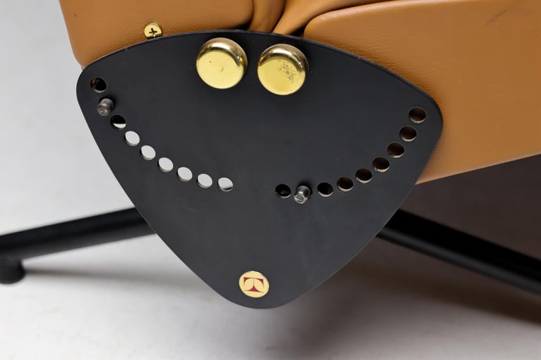 Sofa D70 in Cuoio Leather by Osvaldo Borsani for Tecno - Image 3