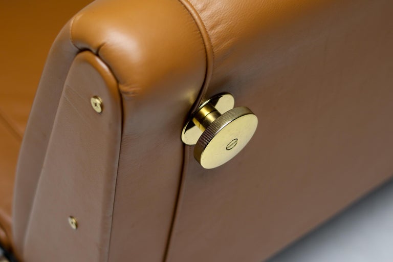 Sofa D70 in Cuoio Leather by Osvaldo Borsani for Tecno - Image 11