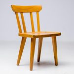 Set of Six Oregon Pine Side Chairs by Roland Wilhelmsson - Image 9