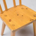 Set of Six Oregon Pine Side Chairs by Roland Wilhelmsson - Image 6