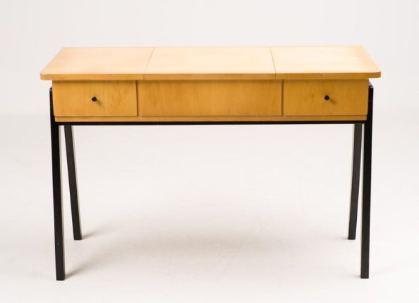 Elegant Dutch Vanity in Birch, 1950s - Image 4