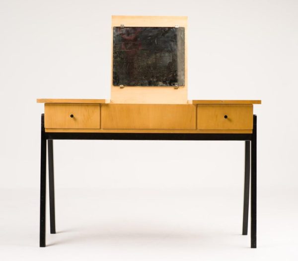Elegant Dutch Vanity in Birch, 1950s - Image 11
