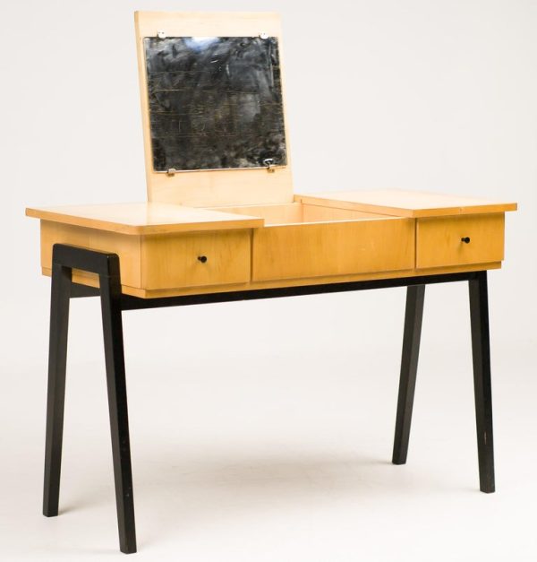 Elegant Dutch Vanity in Birch, 1950s - Image 6
