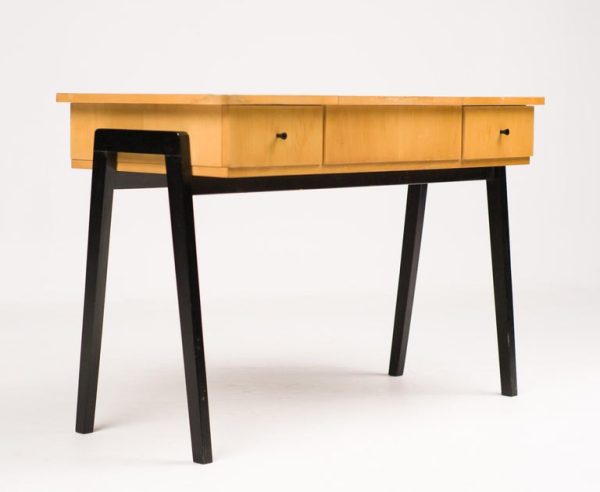 Elegant Dutch Vanity in Birch, 1950s - Image 8