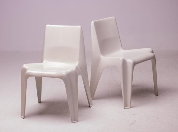 White BA 1171 Chair by Helmut Bätzner for Bofinger - Image 6