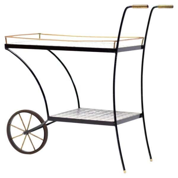 Elegant 1960s Italian Bar Cart