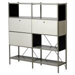 Wim Rietveld Model 663-2 Modular Metal Storage Cabinet for Gispen, 1954