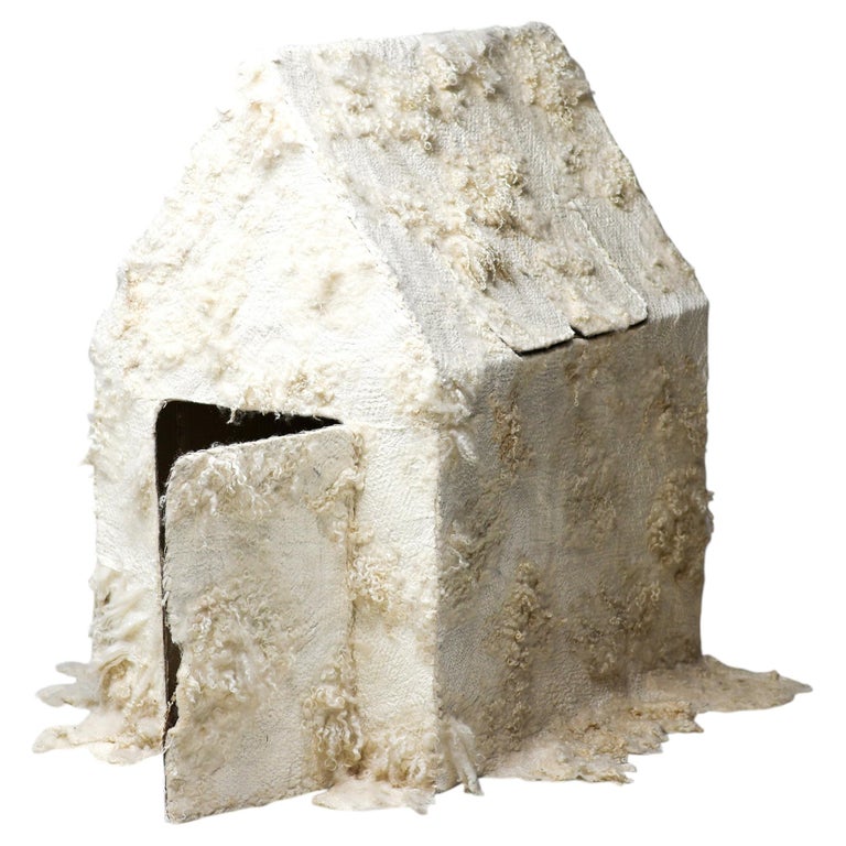Claudy Jongstra Felt-Clad Cardboard Toy House, 2000