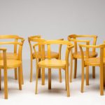 Sixty Bent Beech Stackable Armchairs - Image 3