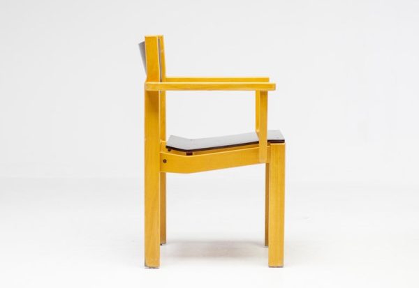 Set of Nine Danish Bent Plywood Arm Chairs - Image 3