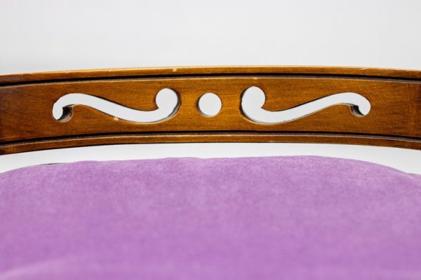 Pair of Purple Giorgetti "Gallery 1975" Armchairs - Image 6