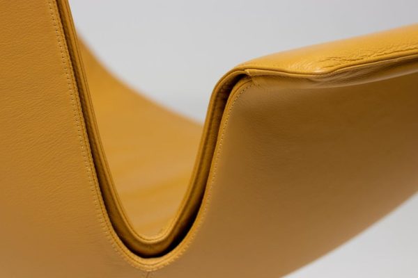 Cognac Leather Swivel FK Lounge Chair by Preben Fabricius & Jorgen Kastholm - Image 4