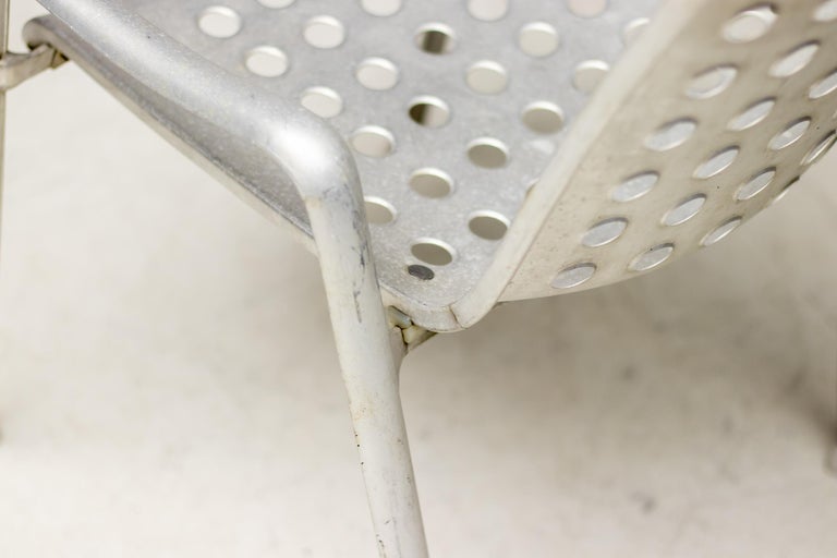 Early Landi Aluminum Stacking Chair by Hans Coray for MEWA, Switzerland, 1950s - Image 3