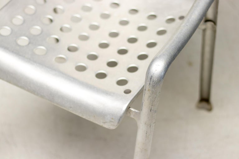 Early Landi Aluminum Stacking Chair by Hans Coray for MEWA, Switzerland, 1950s - Image 11