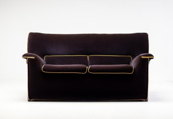 Afra & Tobia Scarpa Velvet Lauriana Sofa - Image 2