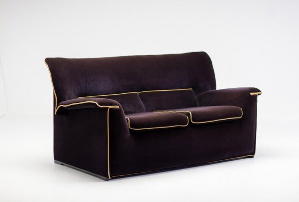 Afra & Tobia Scarpa Velvet Lauriana Sofa - Image 10