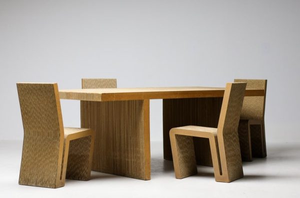 Frank Gehry "Easy Edges" Dining Set, 1970s - Image 2