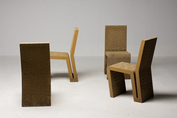 Frank Gehry "Easy Edges" Dining Set, 1970s - Image 4