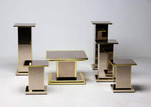 Set of Six Hollywood Regency Pedestals - Image 4