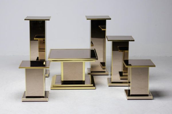 Set of Six Hollywood Regency Pedestals - Image 6
