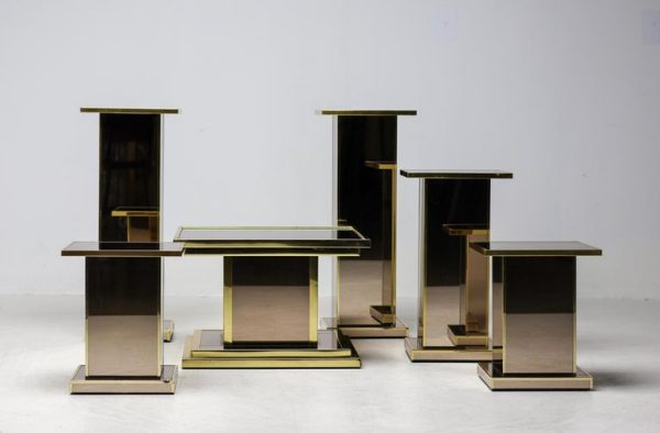 Set of Six Hollywood Regency Pedestals - Image 2