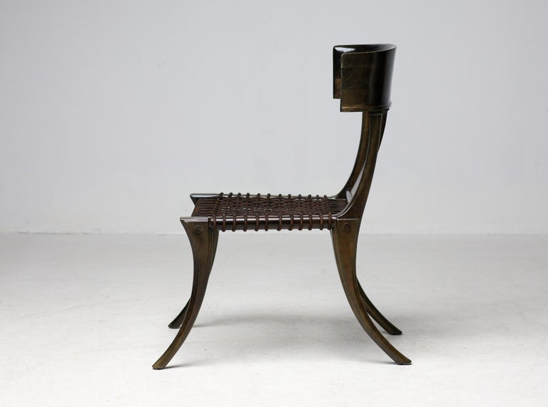 Early Matching Pair, T.H. Robsjohn-Gibbings Klismos Chairs for Saridis of Athens - Image 5