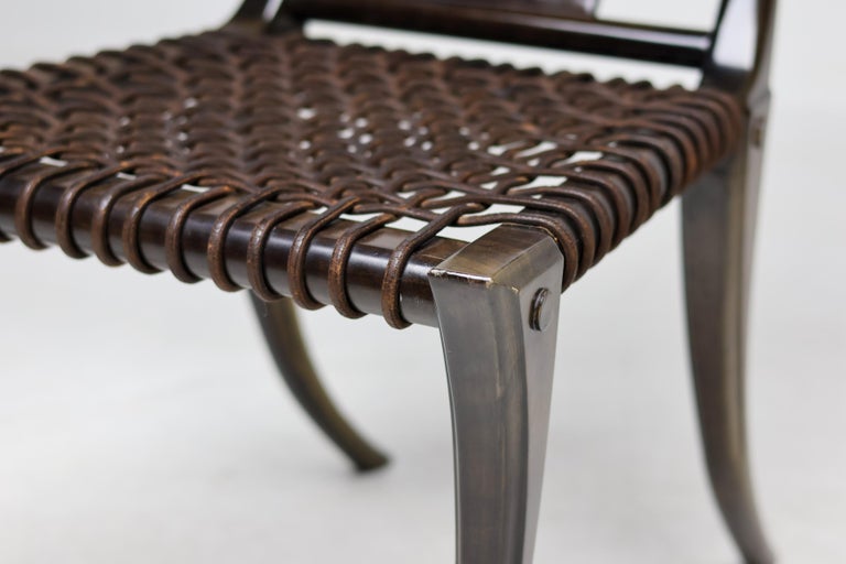 Early Matching Pair, T.H. Robsjohn-Gibbings Klismos Chairs for Saridis of Athens - Image 4