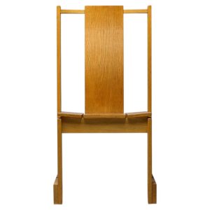 Modernist Dutch Church Chair in Plywood, Netherlands, Mid-Century