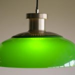 Achille & Pier Giacomo Castiglioni Green Acrylic Pendant Lamp 4017 - Image 5