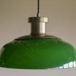 Achille & Pier Giacomo Castiglioni Green Acrylic Pendant Lamp 4017 - Image 4