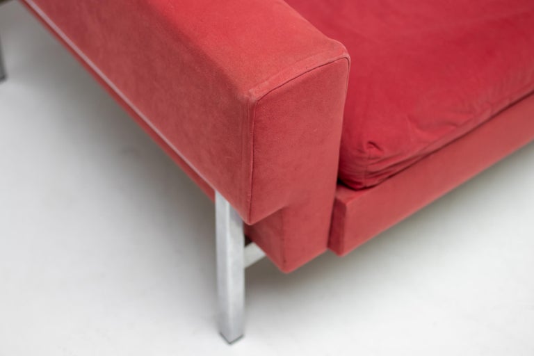 Red Saporiti Kiushu Armchairs Distinctive Italian Mid Century Modern Design - Image 9