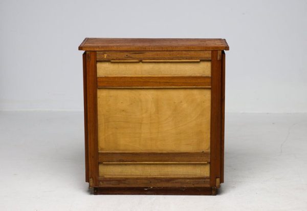 Primitive Dutch Hand-Carved Oak Cabinet, Early 20th Century - Image 12