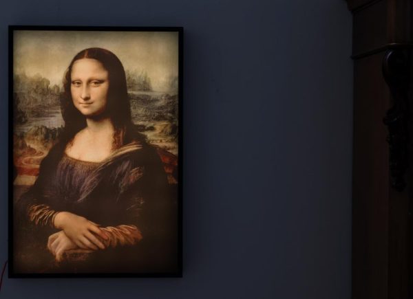 Virgil Abloh, "Mona Lisa", Artwork with Steel Frame, 2019 - Image 5
