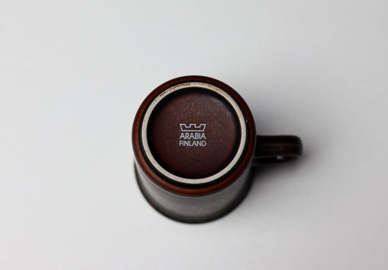 24-Piece Arabia Ruska Set – 1970s Finnish Earth & Fire - Image 6